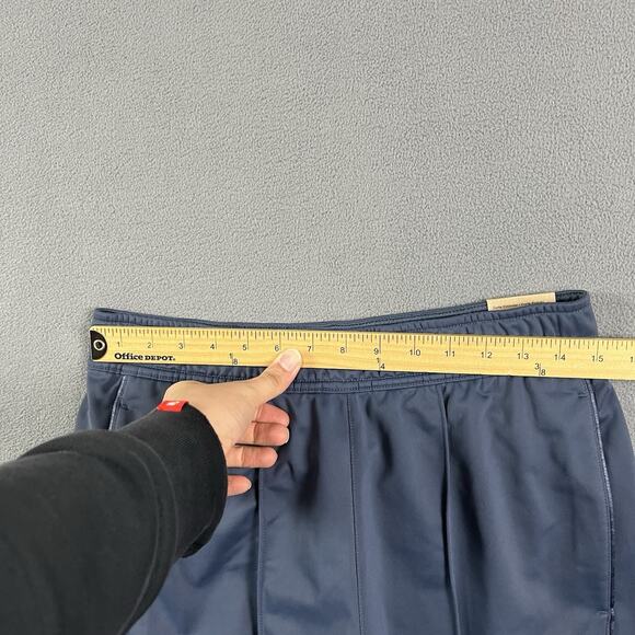 Nike Pants Mens Small Blue Court Heritage Tennis Track Zip Up Athletic Pockets - Picture 11 of 12